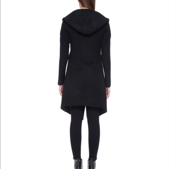 NWT Mackage wool leather hooded coat sz xs $990 HP party 🎉 pick!! - Picture 5 of 8